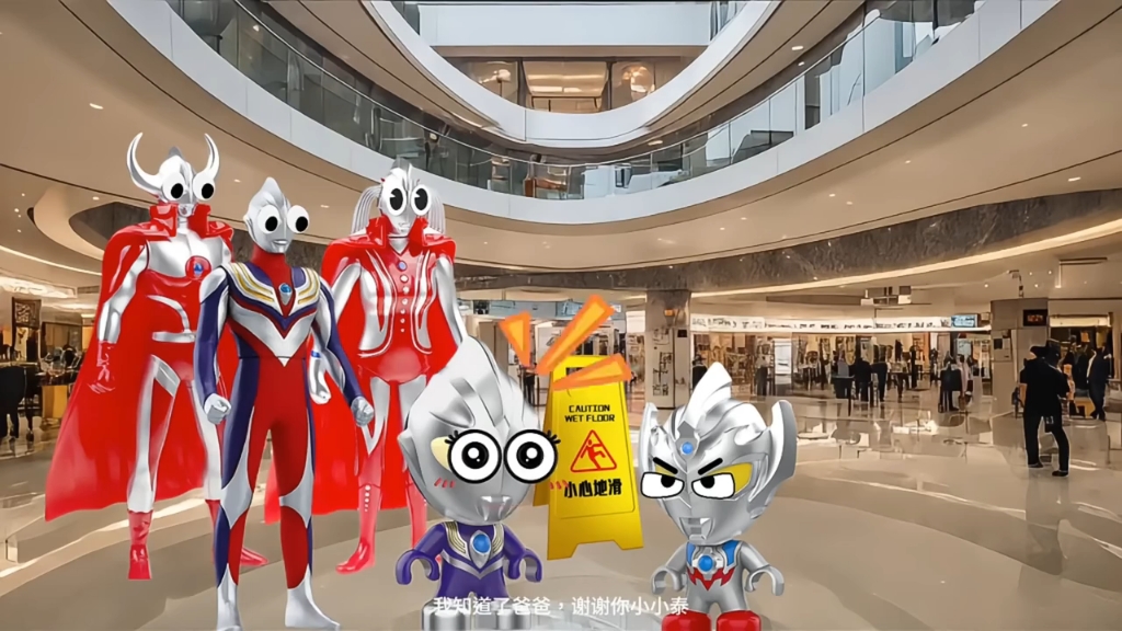 救命！贝利亚再也不敢玩蹦极了，吓尿了哈哈哈哈 #奥特曼儿童动画片  #小赛罗  #贝利亚  #迪迦奥特曼-1.jpg